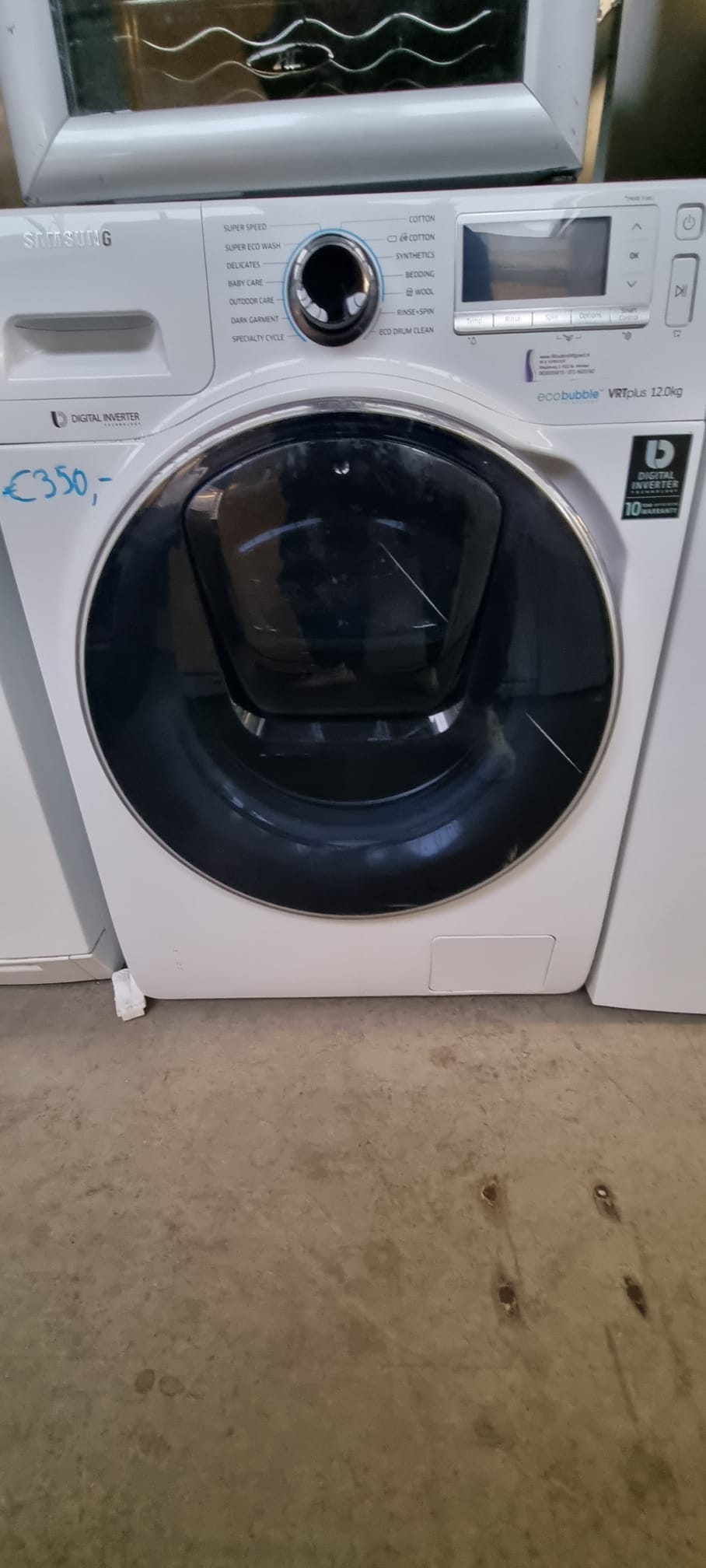 Samsung 12 kilo wasmachine – Witgoed In- en Verkoop van Witgoed