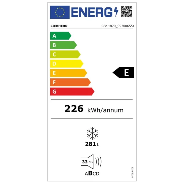 Liebherr CFF 1870 Pure Vrieskist - Afbeelding 5